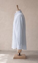 Sarfarosh Linen Blend Button Down Shirt Azure Blue - Men's Linen Shirts Pakistan